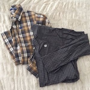 2 Cinch Plaid Button Downs